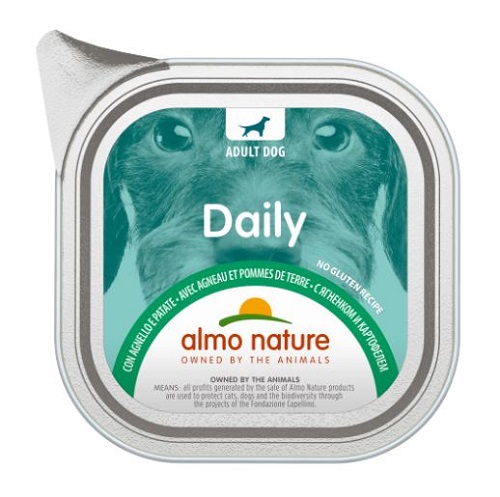 アルモネイチャー　デイリーメニュードッグ　ラムとポテト入りお肉のご馳走　100g