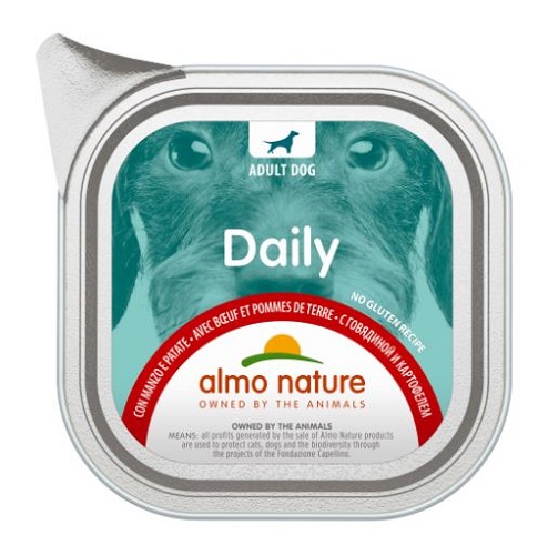 アルモネイチャー　デイリーメニュードッグ　牛肉とポテト入りお肉のご馳走　100g