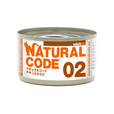 NATURAL CODE　NC02 チキンと小エビ 85g