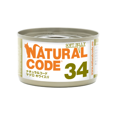 NATURAL CODE　NC34 マグロ-キウイ入りソフトジェリータイプ 85g
