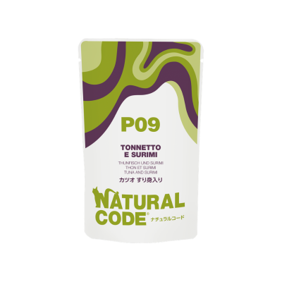 NATURAL CODE　NCP9 カツオ すり身入り パウチタイプ 70g