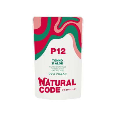NATURAL CODE　NCP12 マグロ アロエ入りパウチタイプ 70g