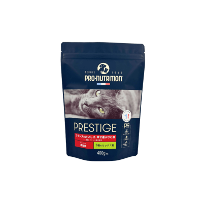 プレスティージ 猫用 アダルト 3種のミックス粒 400g