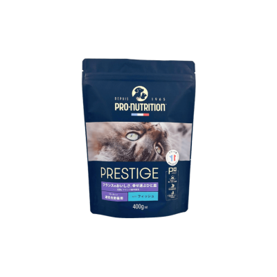 プレスティージ 猫用 アダルト 避妊去勢 with フィッシュ 400g