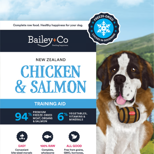 Bailey+Co フリーズドライ コンプリート チキン＆サーモン  45g