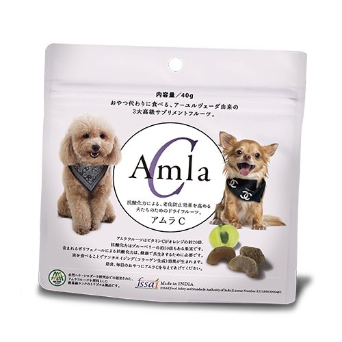 白内障予防に「アムラC 犬用 40g」