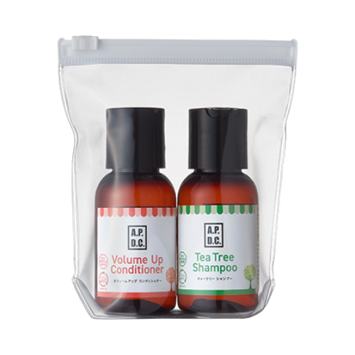 APDC シャンプー＆コンディショナー ミニボトルセット ボリュームアップ 各50mL
