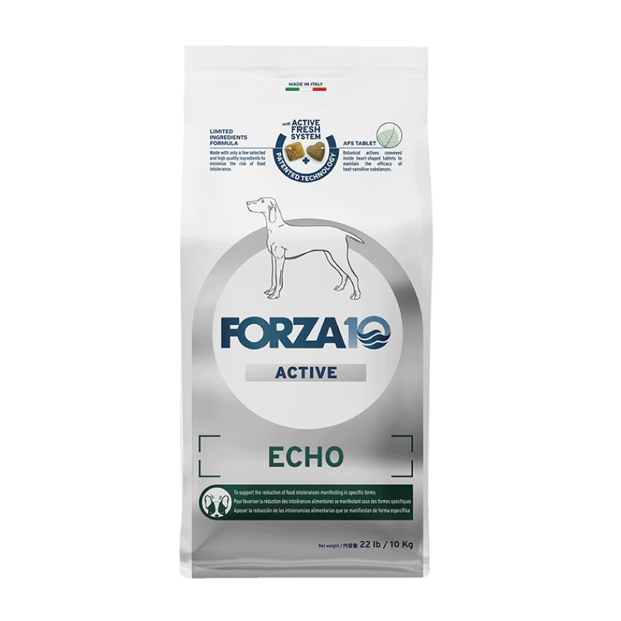 FORZA10 ECHO Active エコー アクティブ 中粒10kg  【耳管 ・外耳 の健康維持】