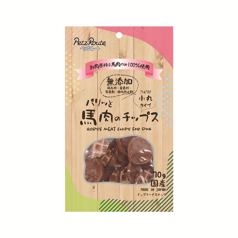 ペッツルート パリッと馬肉のチップス 70g