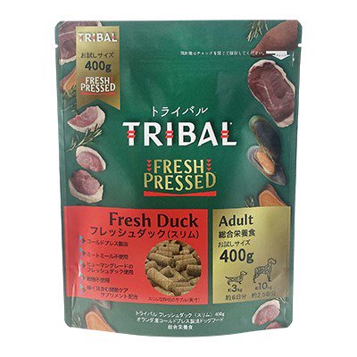 TRIBAL トライバル フレッシュ ダック 400g　
