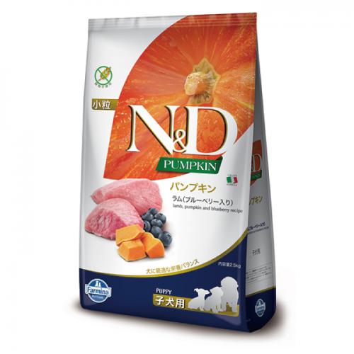 N&D パンプキン ラム(ブルーベリー入り)子犬用 800g