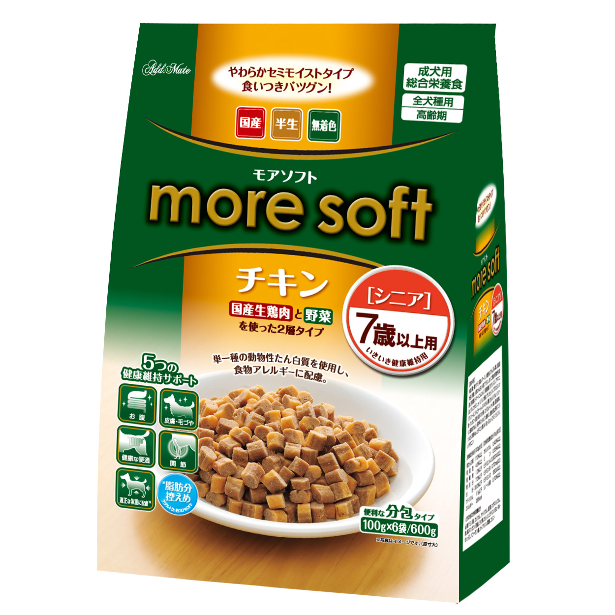 AD　モアソフトチキンシニア                600g